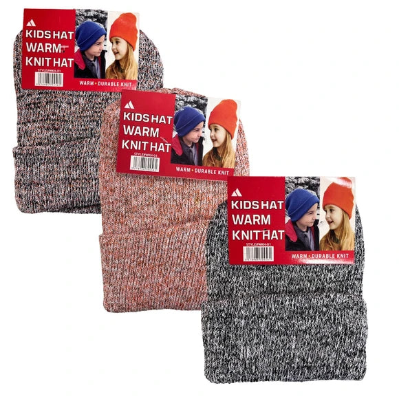 Warm Knit Kids Hat in Assorted Colors